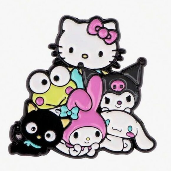 HELLO KITTY & Friends Enamel Lapel Pin Brooch (BRAND-NEW & SUPER CUTE!) - Picture 1 of 4